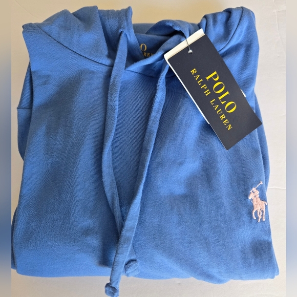 NEW,Ralph Lauren Classic Blue Hoodie.Size M,  100% Cotton - Picture 9 of 9